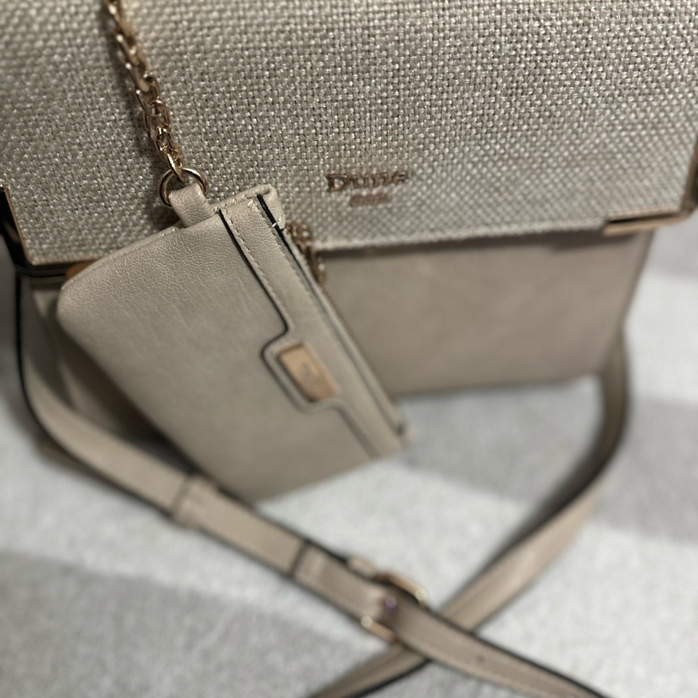 Dune London Taupe Crossbody Bag and Wallet